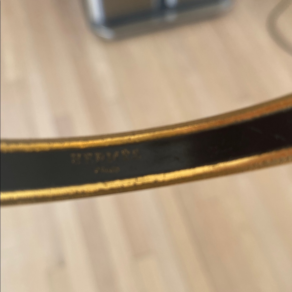 Hermes Sun and Stars Red and Gold Bangle - Picture 3 of 5